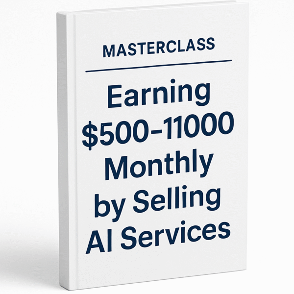 Masterclass: Earning $500-$1000 Monthly by Selling AI Services